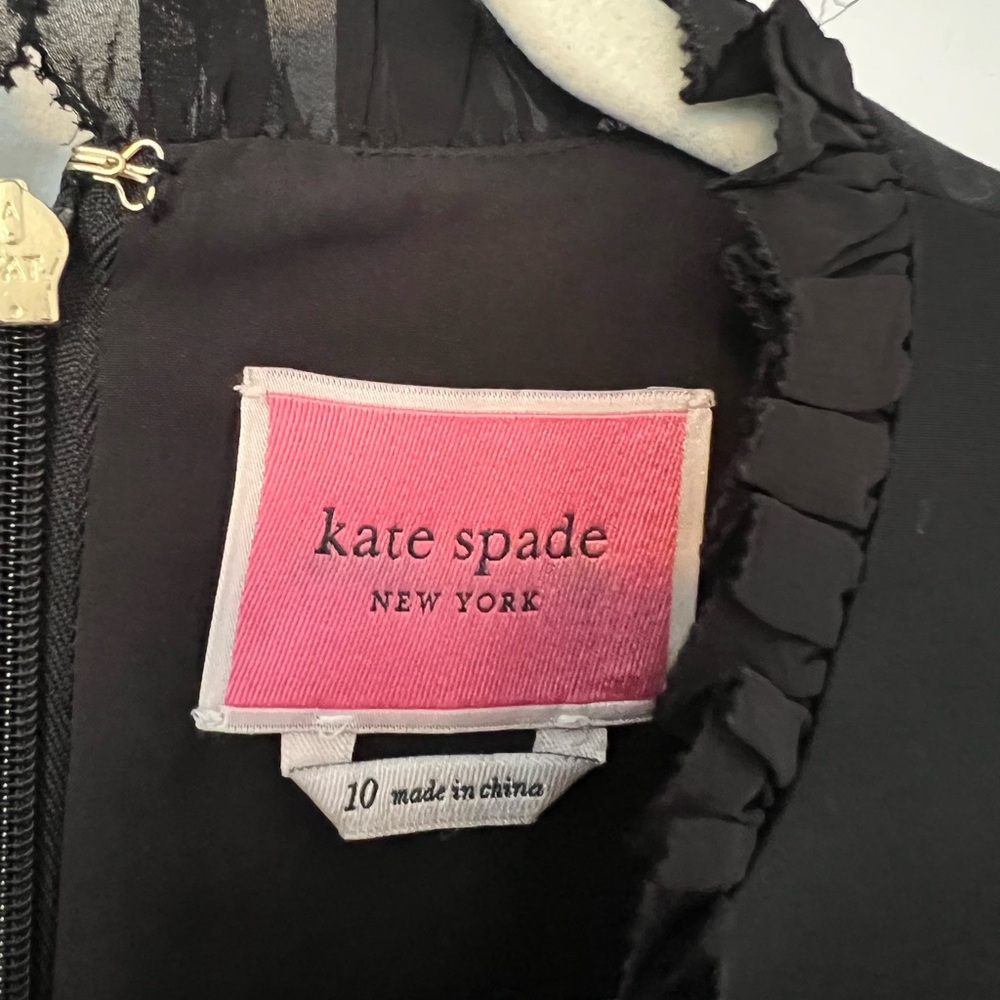 Kate Spade Black Dress with Pearl Details - Picture 3 of 10